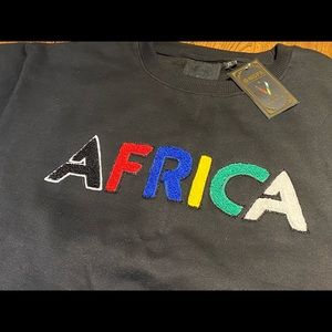 NBA NBPA VICTA Africa Crewneck Sweater